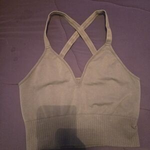 Free People Olive Tank Top